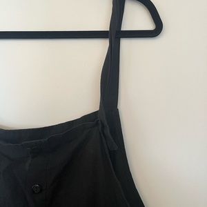 Black Cotton XL Overalls/Jumpsuit